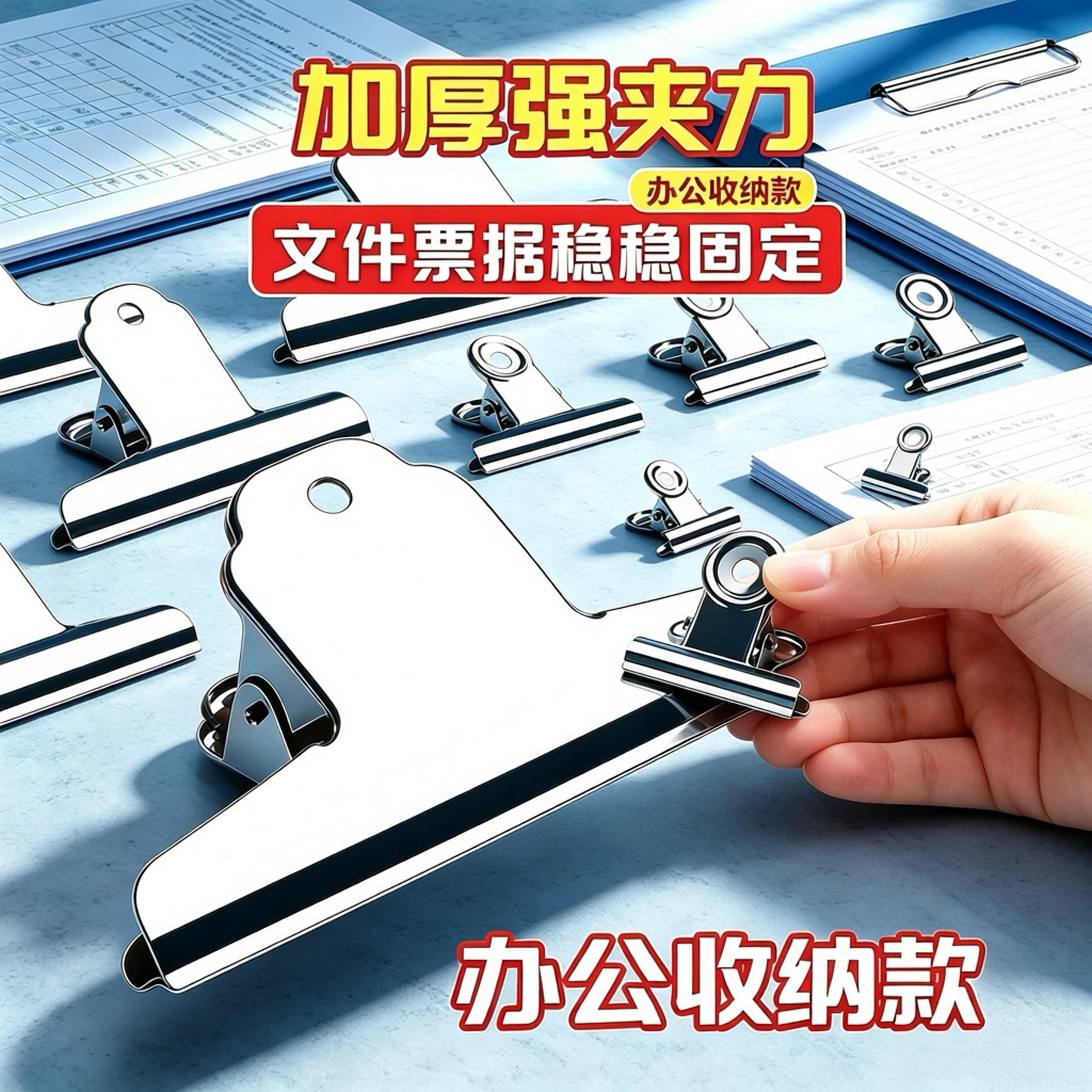 加厚不锈钢金属封口夹家用厨房图片