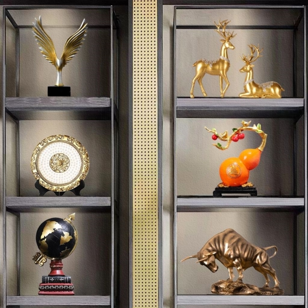 客厅玄关酒柜装饰品摆件家居创意办公室工艺品