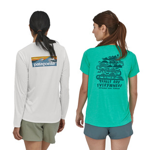 Patagonia巴塔Cap Cool Day女士防晒紫外线透气速干短袖T恤C1C2
