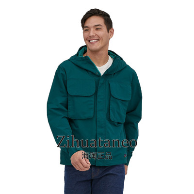 Patagonia连帽宽松工装夹克防水