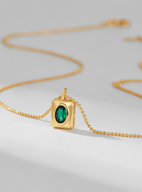 潮流轻奢高级设计感新款宝石项链