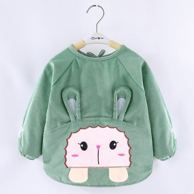 儿童罩衣宝宝围兜围裙灯芯绒防水防脏反穿衣婴儿吃饭护衣罩衫秋冬,童装/婴儿装/亲子装,反穿衣/罩衣,淘宝优惠券,粉丝福利购,淘宝优惠卷