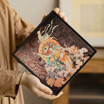 沥水壶承家用小型茶盘陶瓷复古风