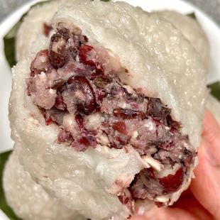 福州特色清茉莉糕团传统美食糯米团子手工红豆沙糯叽叽福州美食