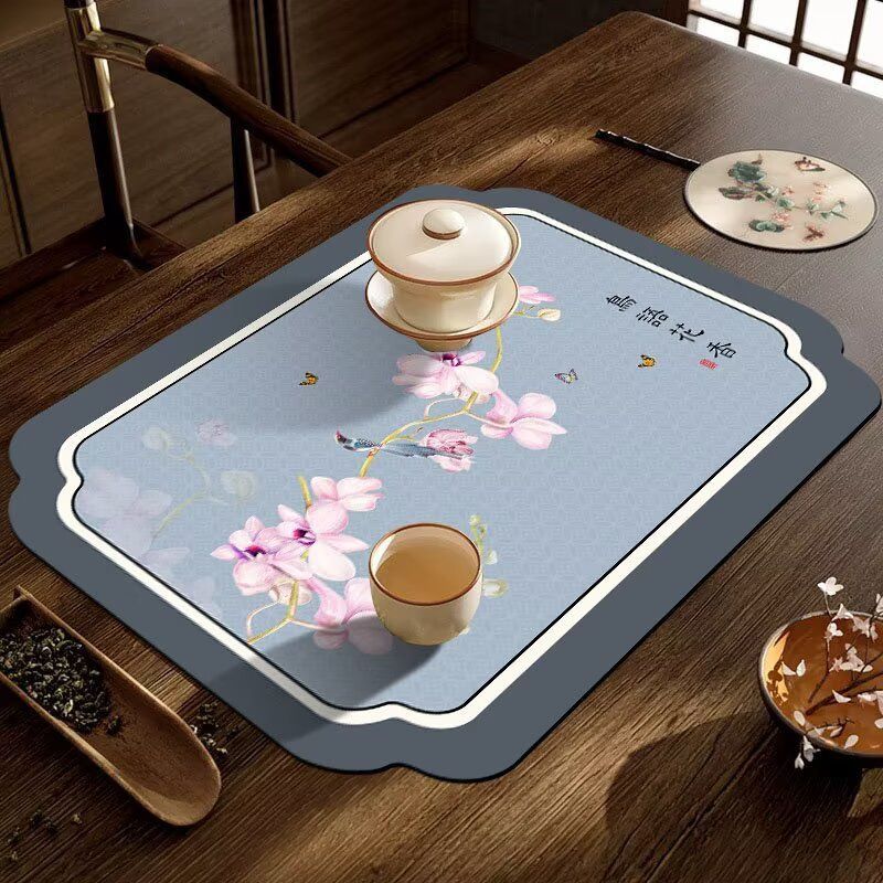 新中式中国风硅藻泥茶桌