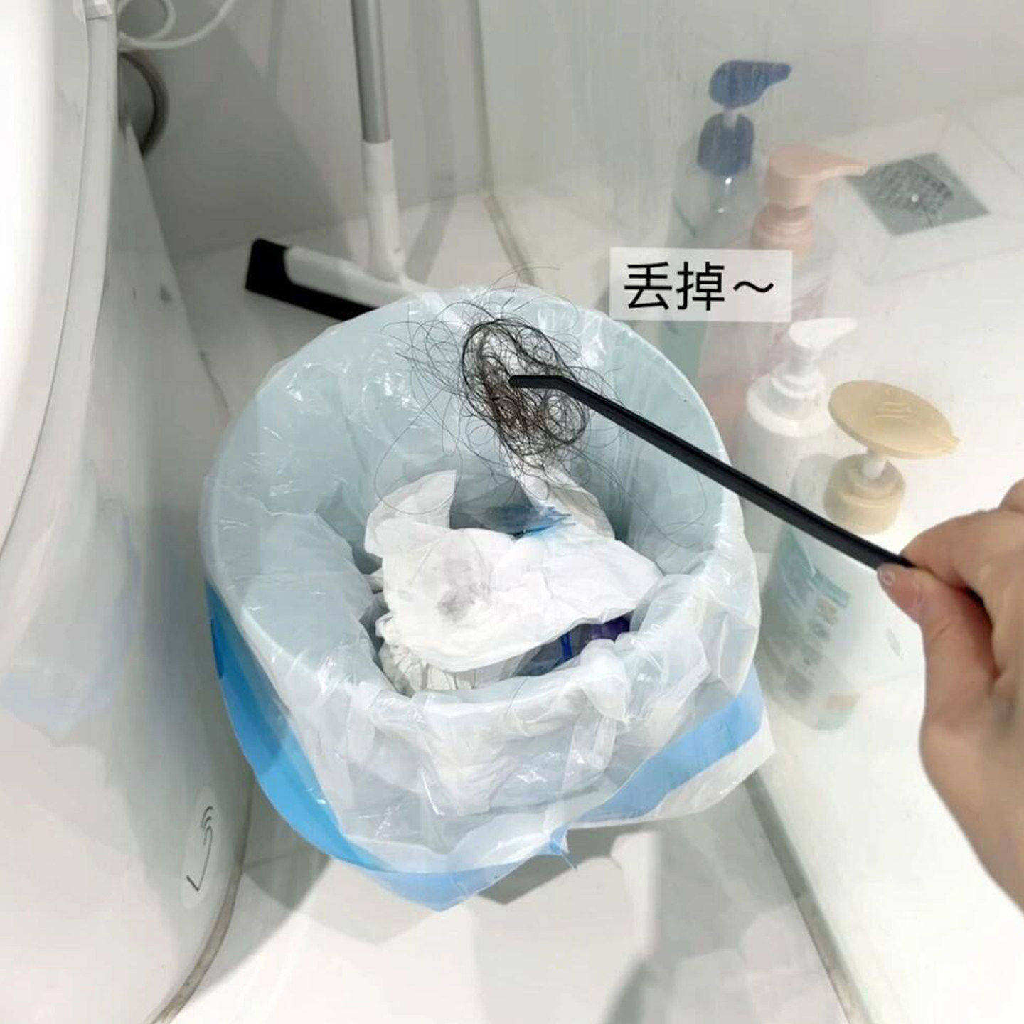 浴室好物不锈钢头发清理