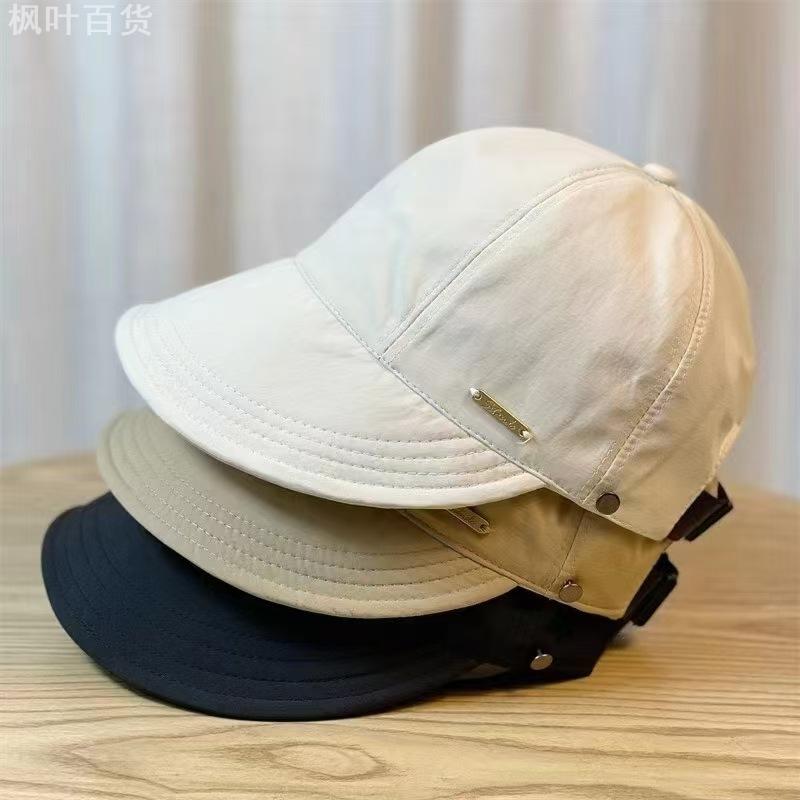 春夏季女士防晒鸭舌帽加宽大帽檐