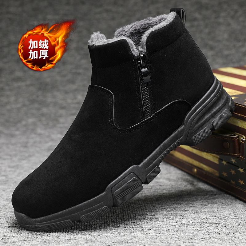 冬季棉鞋男2025新款雪地靴男鞋