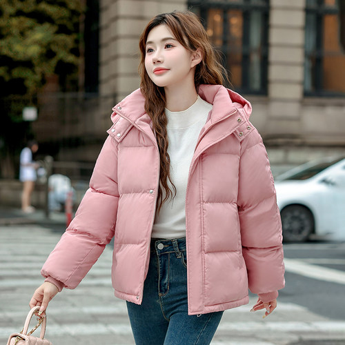 时尚短款棉服女