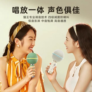 猫王灵感小行星麦克风话筒音响一体唱歌K歌儿童家用ktv生日礼物
