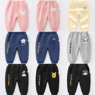 男童裤子女宝宝运动裤春秋儿童外穿长裤宝宝休闲下装1岁3幼儿春装