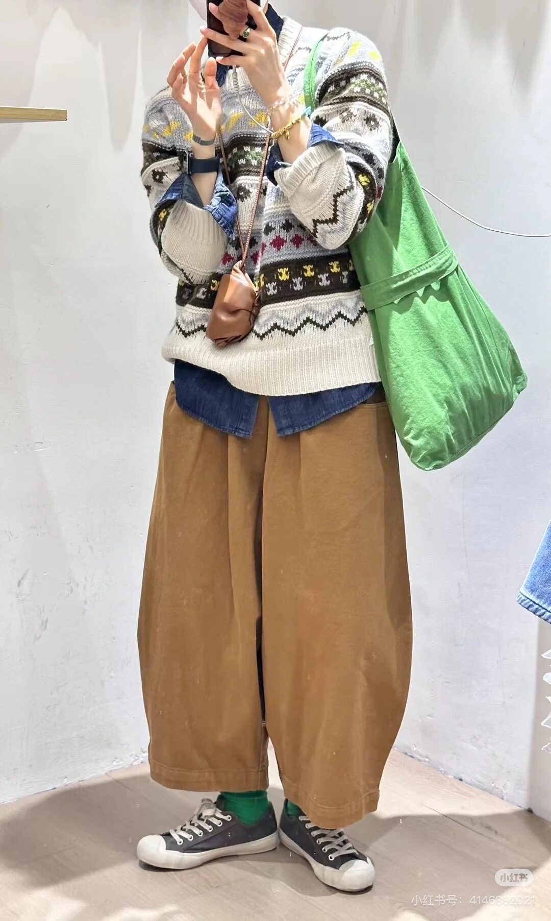 2025秋冬新款韩版宽松慵懒风圆领套头毛衣女加厚针织衫上衣