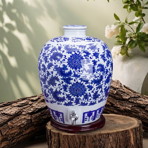陶瓷密封酒壶盼达青花瓷酒缸