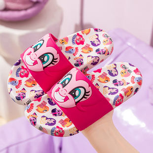 小马宝莉儿童拖鞋女童防滑夏季新款室内家居女孩幼儿宝宝卡通凉拖