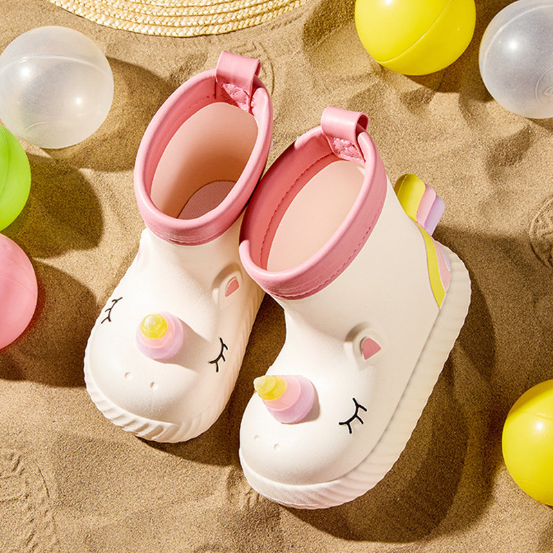 EVA独角兽儿童雨鞋女童雨靴防滑新款幼儿小孩宝宝水鞋幼儿防水鞋