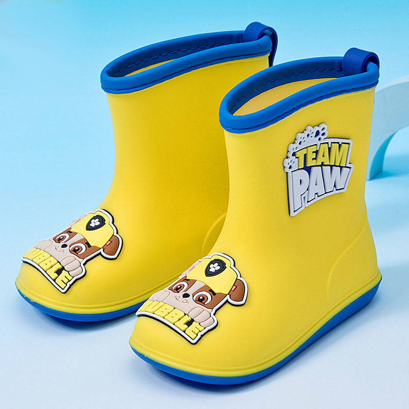 1-6歲汪汪隊兒童卡通雨鞋防滑