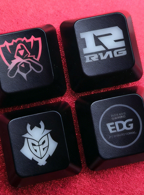 键帽LOL英雄联盟战队图标LOGO定制个性发光LPL LCK IG K1透光电竞