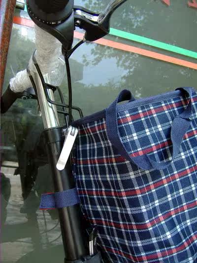 Panier pour vélo en toile - Ref 2259577 Image 3