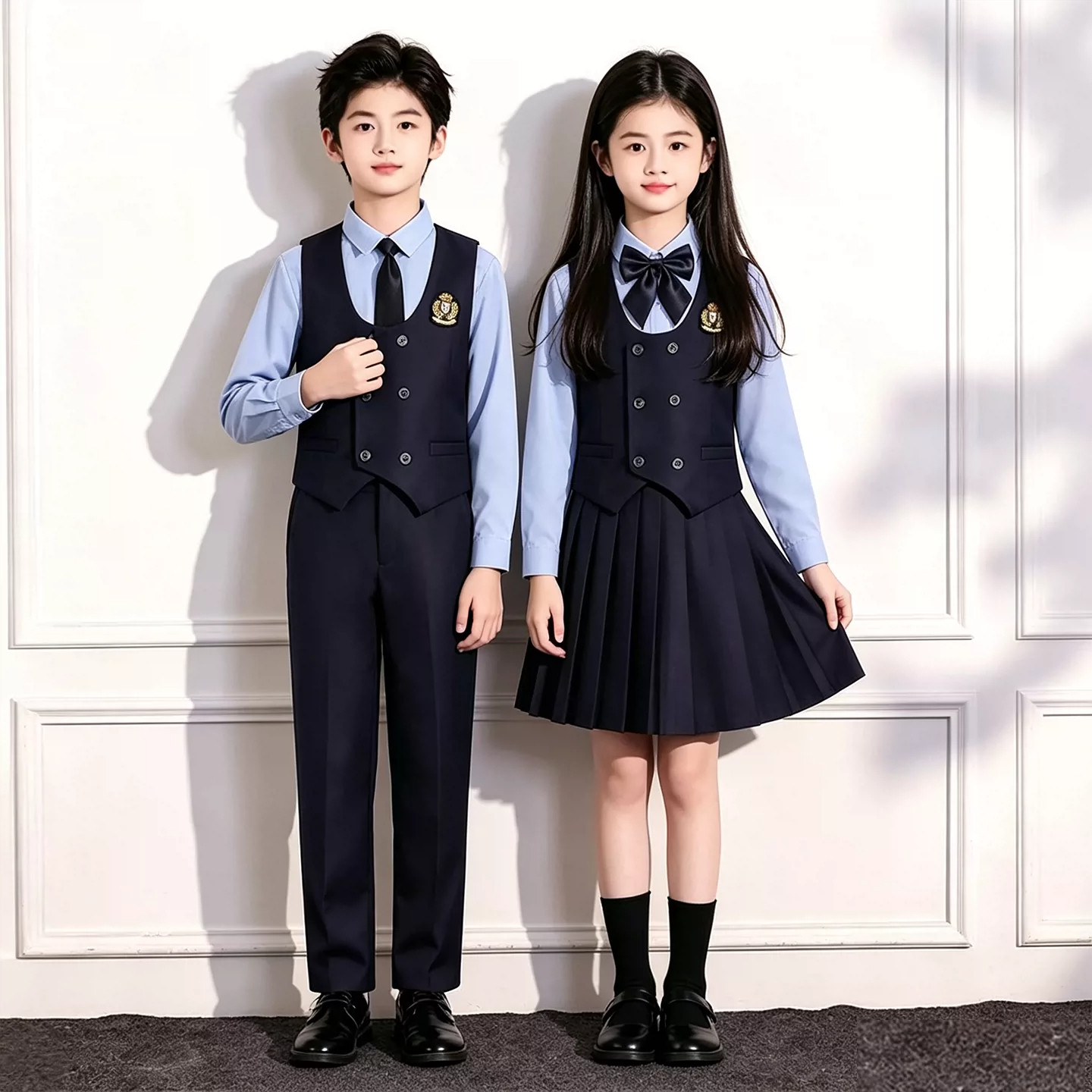 儿童合唱演出服诗歌朗诵小学生大儿童演出服