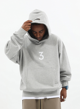 INNERSECT三生万物重磅卫衣美式连帽长袖情侣款男女同款潮牌帽衫