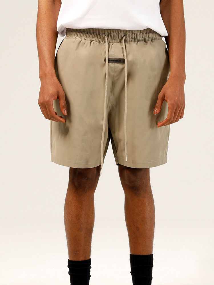 INNERSECT 캐주얼 반바지 속건성 INN2024 트렌디 브랜드 여름 신상품 남성용 솔리드 컬러 루즈 스포츠 바지