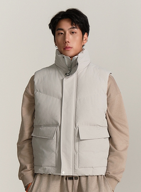 INNERSECT三生万物简约棉衣背心马甲情侣款上衣潮牌美式街头外套