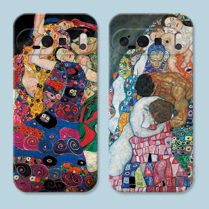 克里姆特油画适用谷歌Pixel10手机壳9pro/8/7/6A冷淡风XL文艺复古女款耐脏软