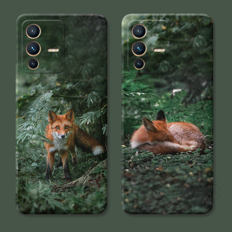 小清新狐狸适用vivo s16手机壳18/s15pro文艺s17可爱s12森系s10s9s7t女款s6软nex3s,3C数码配件,手机保护套/壳,淘宝优惠券,粉丝福利购,淘宝优惠卷