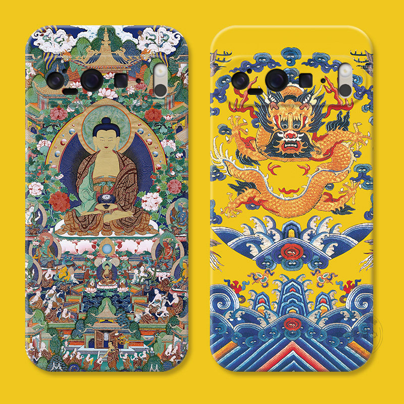 中国风龙袍适用谷歌Pixel10手机壳9pro/8/7/6A个性男生XL创意龙年文艺宫廷风女款防摔软