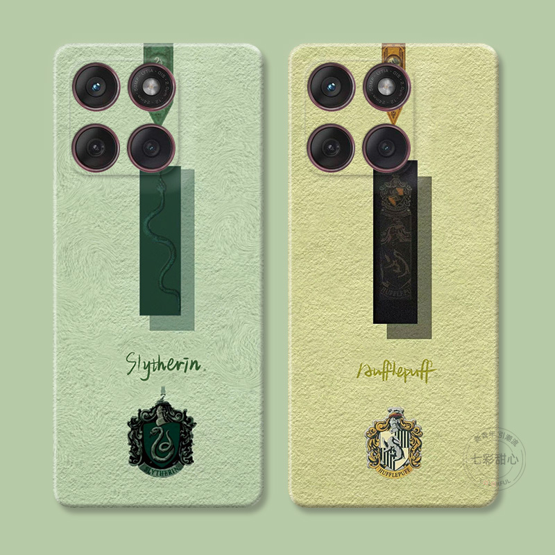 斯莱特林适用摩托罗拉edge60pro手机壳50/40/S30/G86G85G84G75G56G55G54哈利波特男生赫奇帕奇简约个性女款软