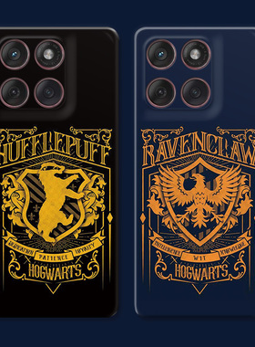 拉文克劳适用摩托罗拉edge60pro手机壳50/40/S30/G86G85G84G75G56G55G54赫奇帕奇哈利波特欧美风简约个性女款