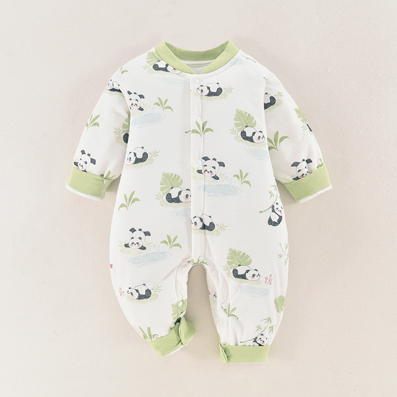 哗哗米奇40克薄夹棉春秋冬连体衣