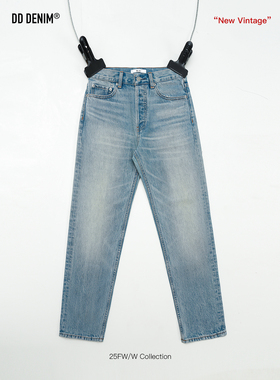 DD「New Vintage」土耳其进口面料 古着501复刻款经典直筒牛仔裤