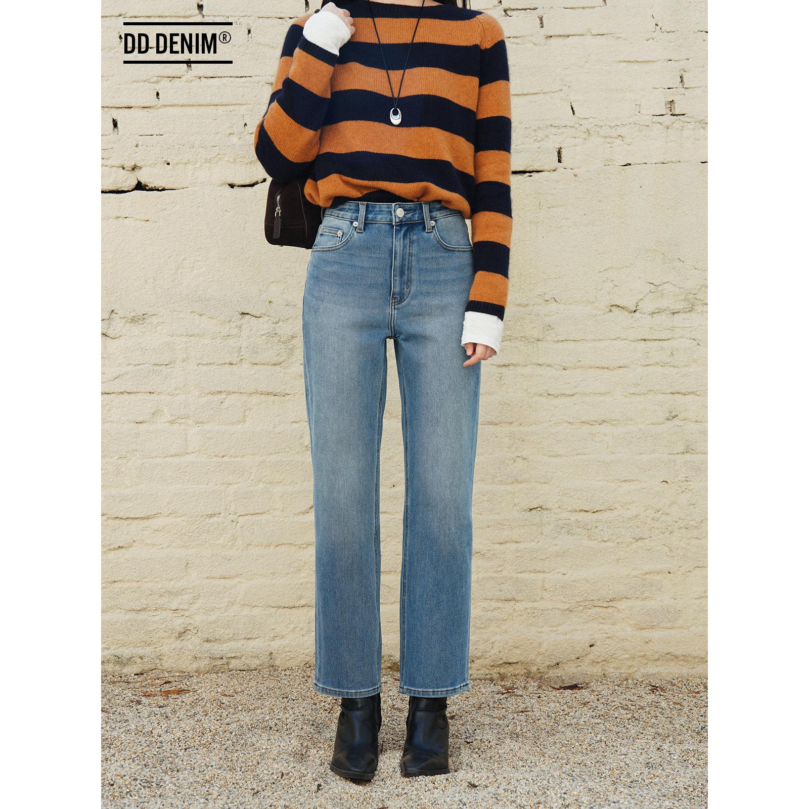 年度筷子裤九分裤加绒直筒裤