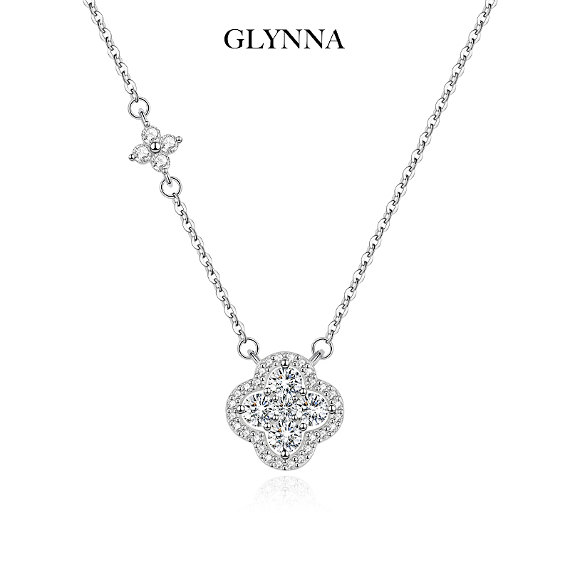 四叶草S925纯银项链女生轻奢小众设计高级感锁骨链生日礼物2025年