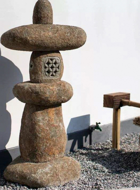 新款中式日式庭院青石日式庭院