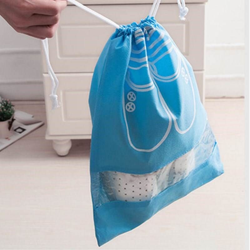 旅行鞋子收纳袋抽绳束口旅游装鞋子的袋子透明鞋袋鞋包靴子防尘袋在类目 收纳整理, 家庭防尘用具, 鞋罩/靴罩/鞋袋中 - 来自Buy2taobao.com提供专业的淘宝代购服务