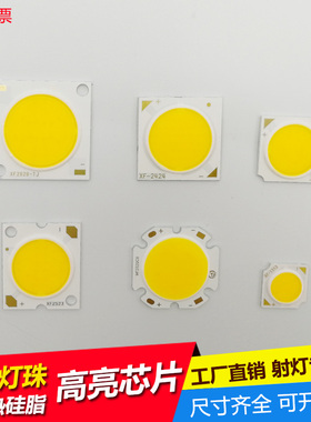 COB光源芯片LED灯珠20W30W15W24W36W18W40W50瓦轨道灯射灯发光片