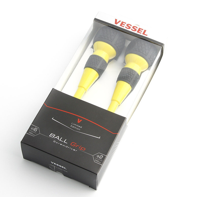 일본 VESSEL 기념 에디션 고강도 산업용 드라이버 및 강력한 자석 드라이버 수입품 2개