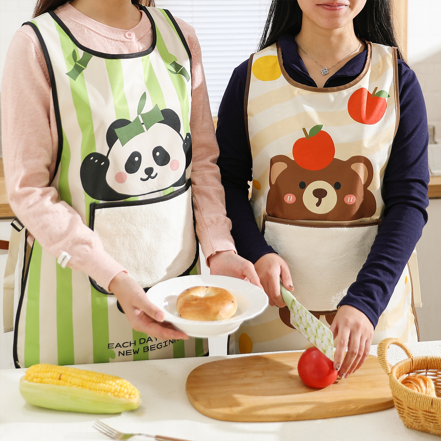 舍里罩衣女做饭烘焙餐饮专用围裙