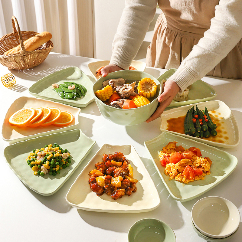 舍里年夜饭过年拼盘餐具组合套装