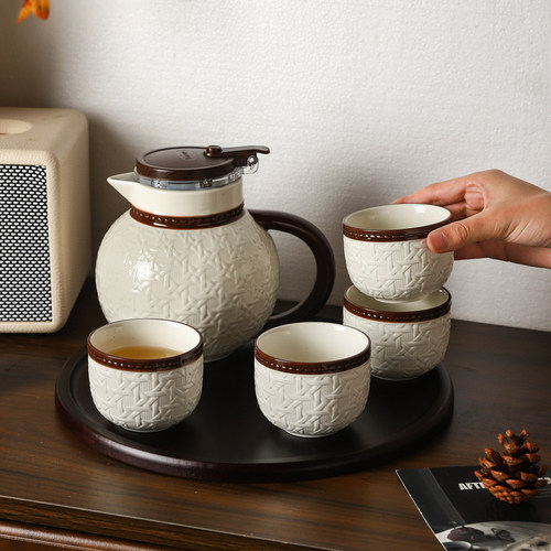 舍里法式编织纹高端水具套装