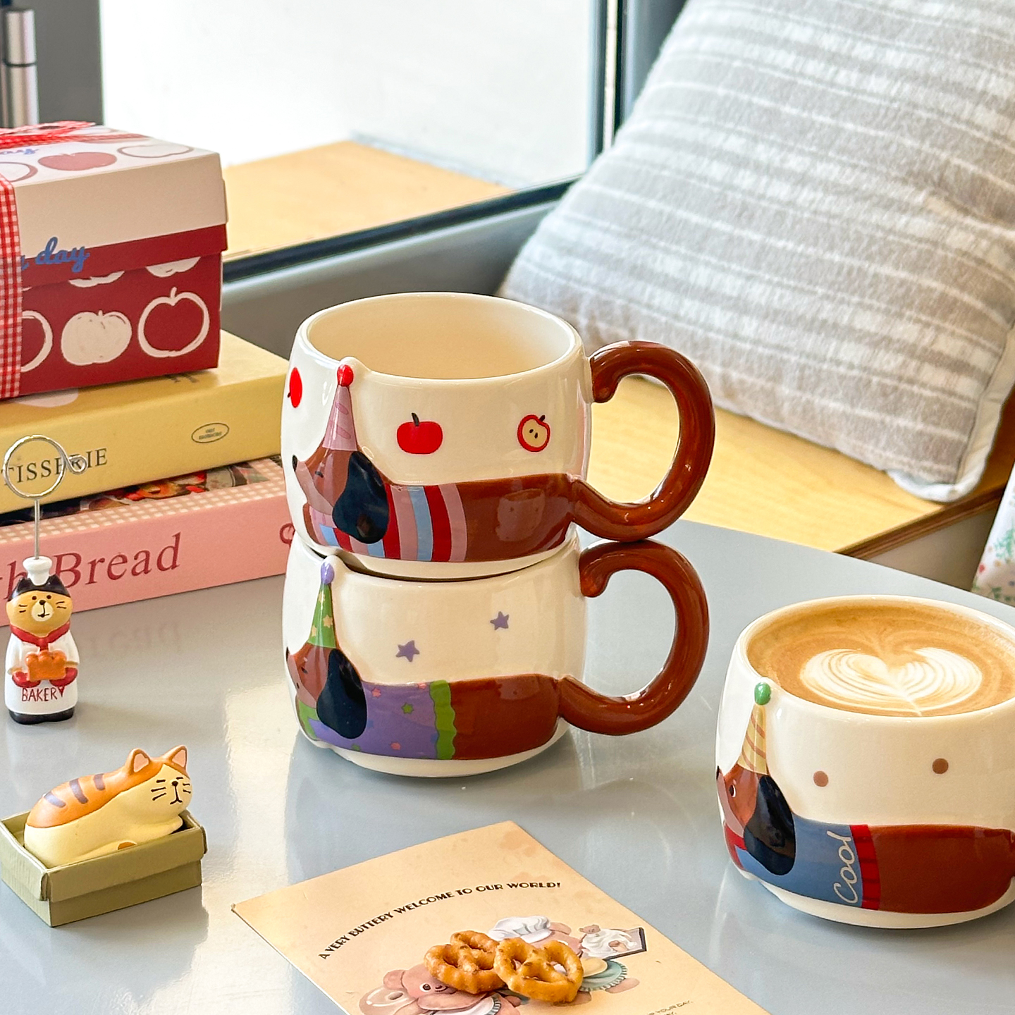 舍里可爱高颜值马克杯实用礼物