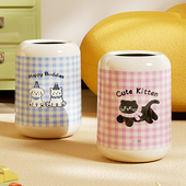 舍里客厅垃圾桶家用卡通可爱高颜值卧室儿童房大容量收纳筒纸篓