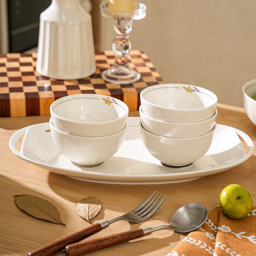舍里高颜值餐具组合餐盘吃饭小碗
