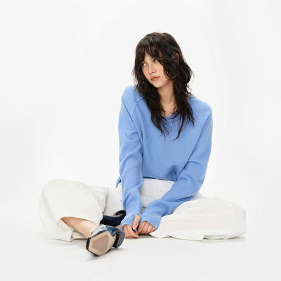 Still Life 「慵懒周末」100%绵羊毛超柔羊腿袖连指插肩毛衣