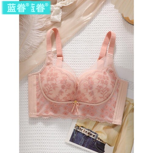 文胸聚拢调整型收副乳上托中厚防下垂小胸爆款侧收防外扩内衣女士