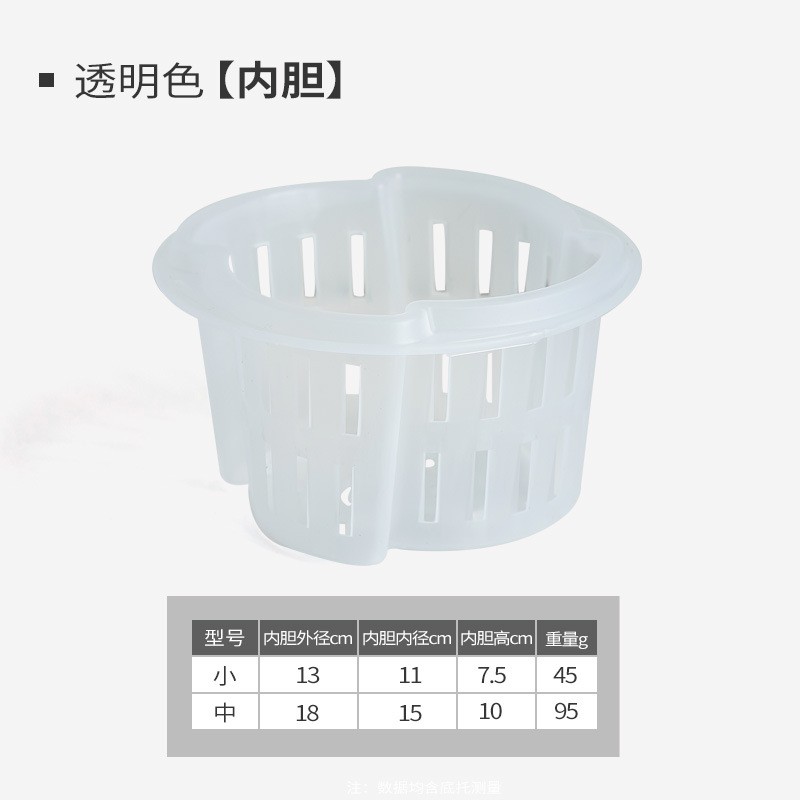 透明懒人花盆自动吸水圆形塑料水培绿植盆器创意多肉花盆ZX57
