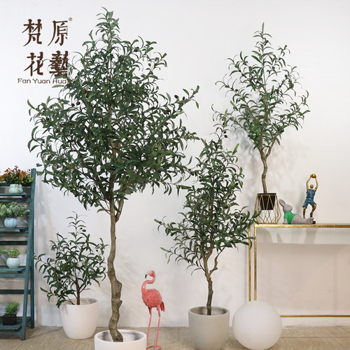 梵原北欧仿真植物橄榄树景观绿植