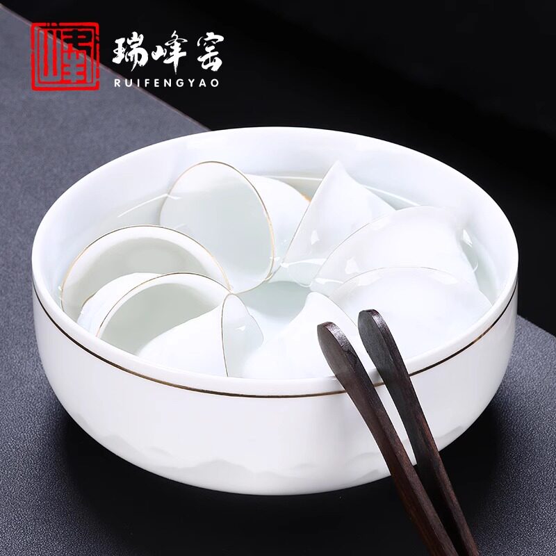 茶盘排水桶茶叶废水桶茶洗大号特大茶壶盖配件大全茶道六君子套装